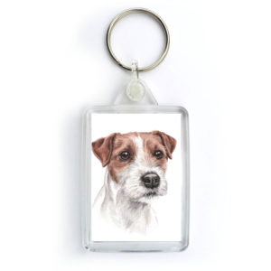 Parson Jack Russell Dog Keyring (KRG-178)