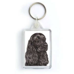 Cocker Spaniel Dog Keyring (KRG-180)