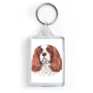Cavalier King Charles Spaniel Dog Keyring (KRG-181)