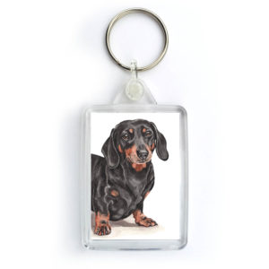 Dachshund Dog Keyring (KRG-186)