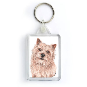 Norwich Terrier Dog Keyring (KRG-194)