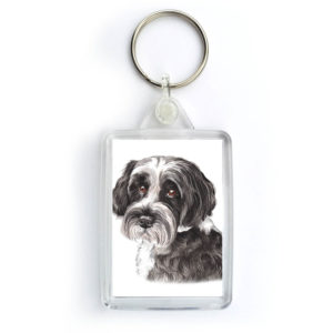 Tibetan Terrier Dog Keyring (KRG-202)