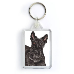 Scottish Terrier Dog Keyring (KRG-206)