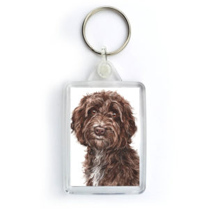 Cockapoo Dog Keyring (KRG-209)