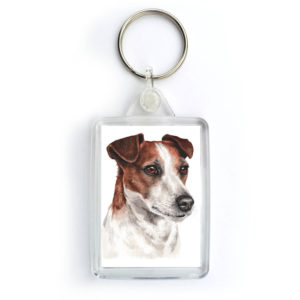Jack Russell Dog Keyring (KRG-213)