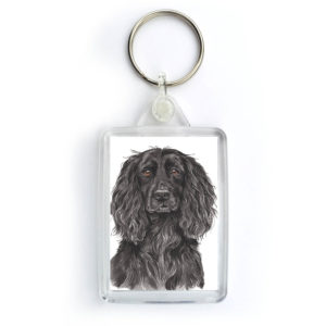 Working Cocker Spaniel Dog Keyring (KRG-215)