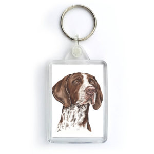 German Shorthaired Pointer Dog Keyring (KRG-221)