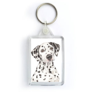 Dalmatian Dog Keyring (KRG-223)