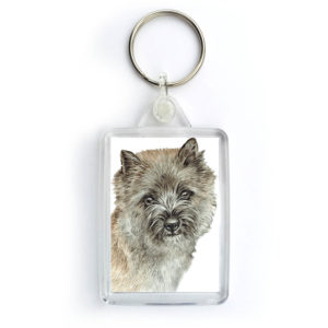 Cairn Terrier Dog Keyring (KRG-230)
