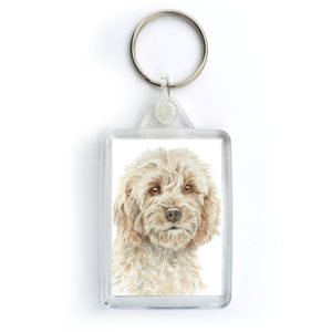 Cockapoo Dog Keyring (KRG-231)