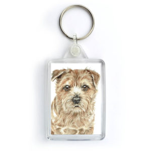 Norfolk Terrier Dog Keyring (KRG-234)