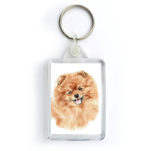 Pomeranian Dog Keyring (KRG-242)