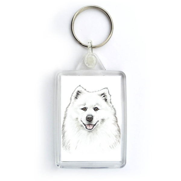 Samoyed Key Ring KRG-253