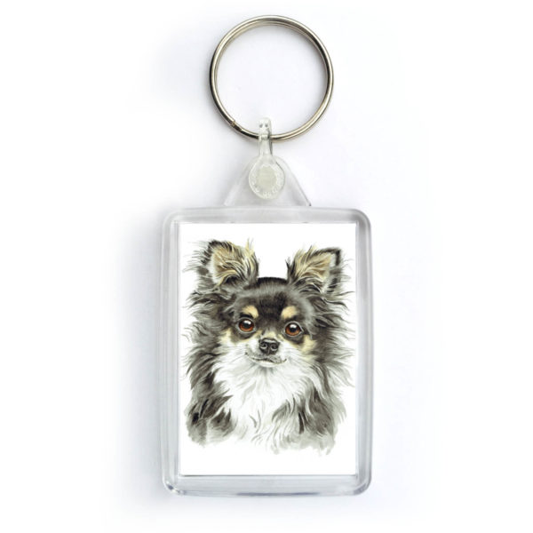 Tri Chihuahua Key Ring KRG-254