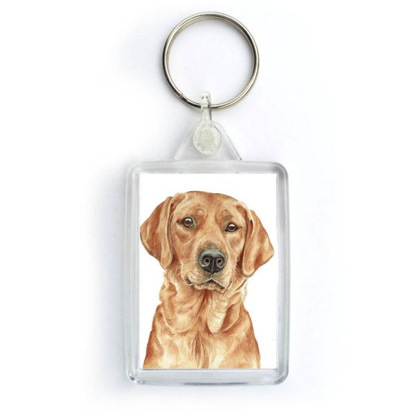 Fox Red Labrador Key Ring KRG-263