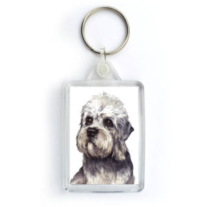 Dandie Dinmont Dog Keyring (KRG-42)