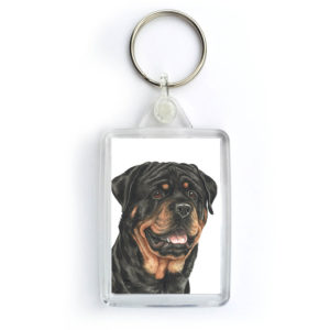 Rottweiler Dog Keyring (KRG-48)