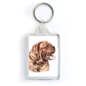 Dogue de Bordeaux Dog Keyring (KRG-56)
