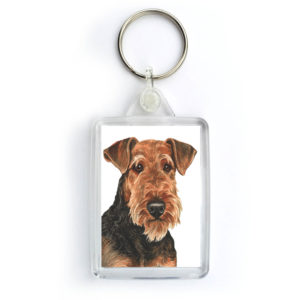 Airedale Terrier Dog Keyring (KRG-63)