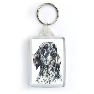 English Setter Dog Keyring (KRG-70)
