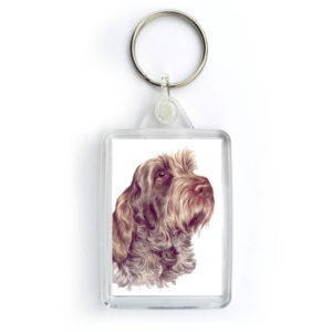 Italian Spinone Dog Keyring (KRG-72)