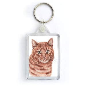 Ginger Cat Keyring (KRG-EC13)