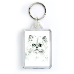 Persian Cat Keyring (KRG-EC17)