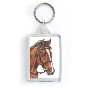 Bay Horse Keyring (KRG-EQ03)