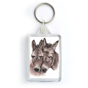 Donkeys  Keyring (KRG-FY06)