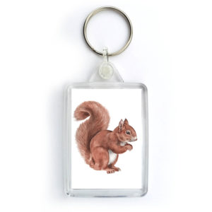 Red Squirrel  Keyring (KRG-WL06)