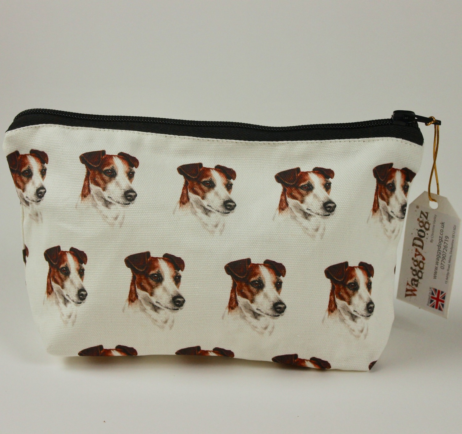 Jack Russell Dog Makeup Bag MBG213 WaggyDogz
