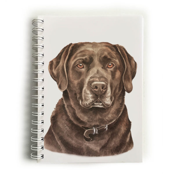 Chocolate Labrador Notebook
