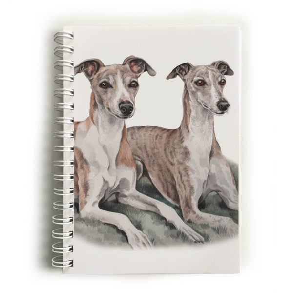 Whippet Pair Notebook
