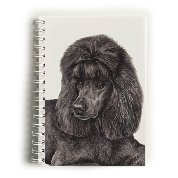 Black Poodle Notebook