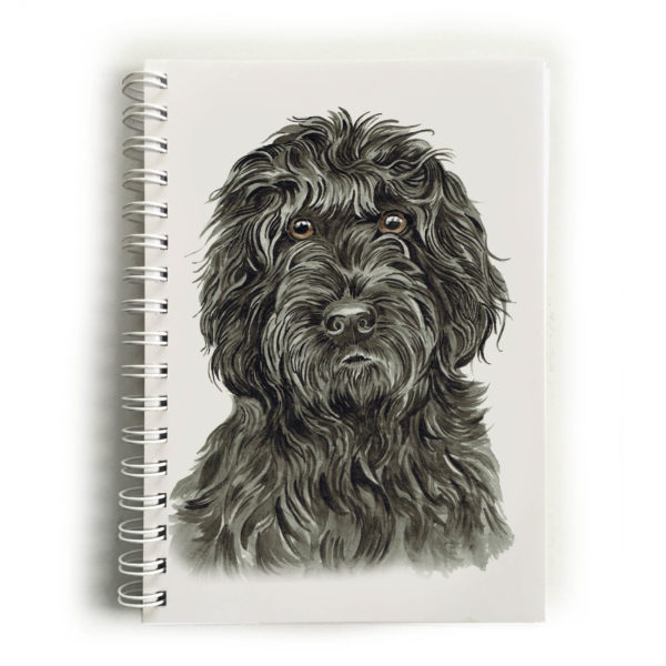 Black Cockapoo Notebook