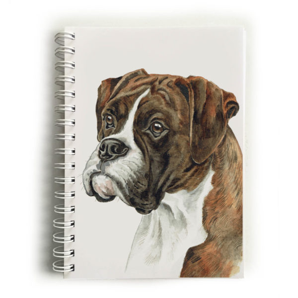 Brindle Boxer Dog Notebook