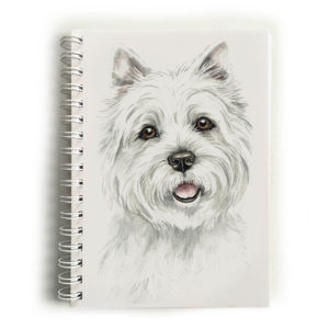 West Highland Terrier Dog Notebook