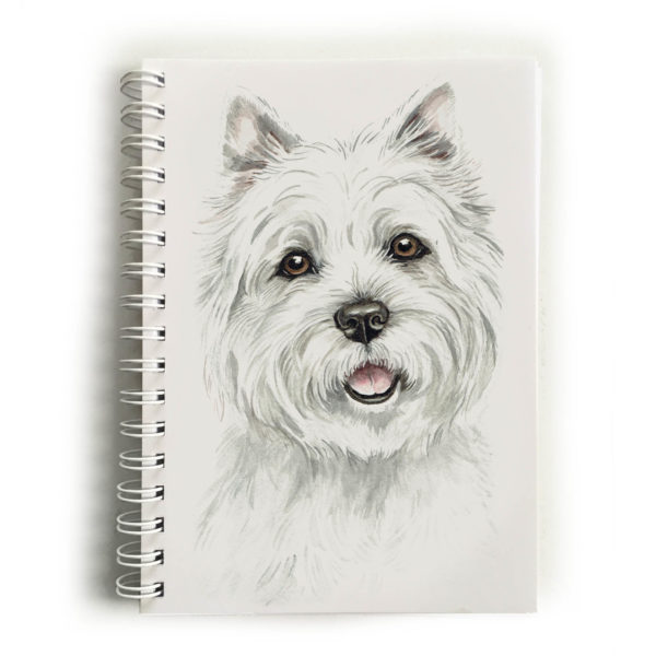 West Highland Terrier Dog Notebook
