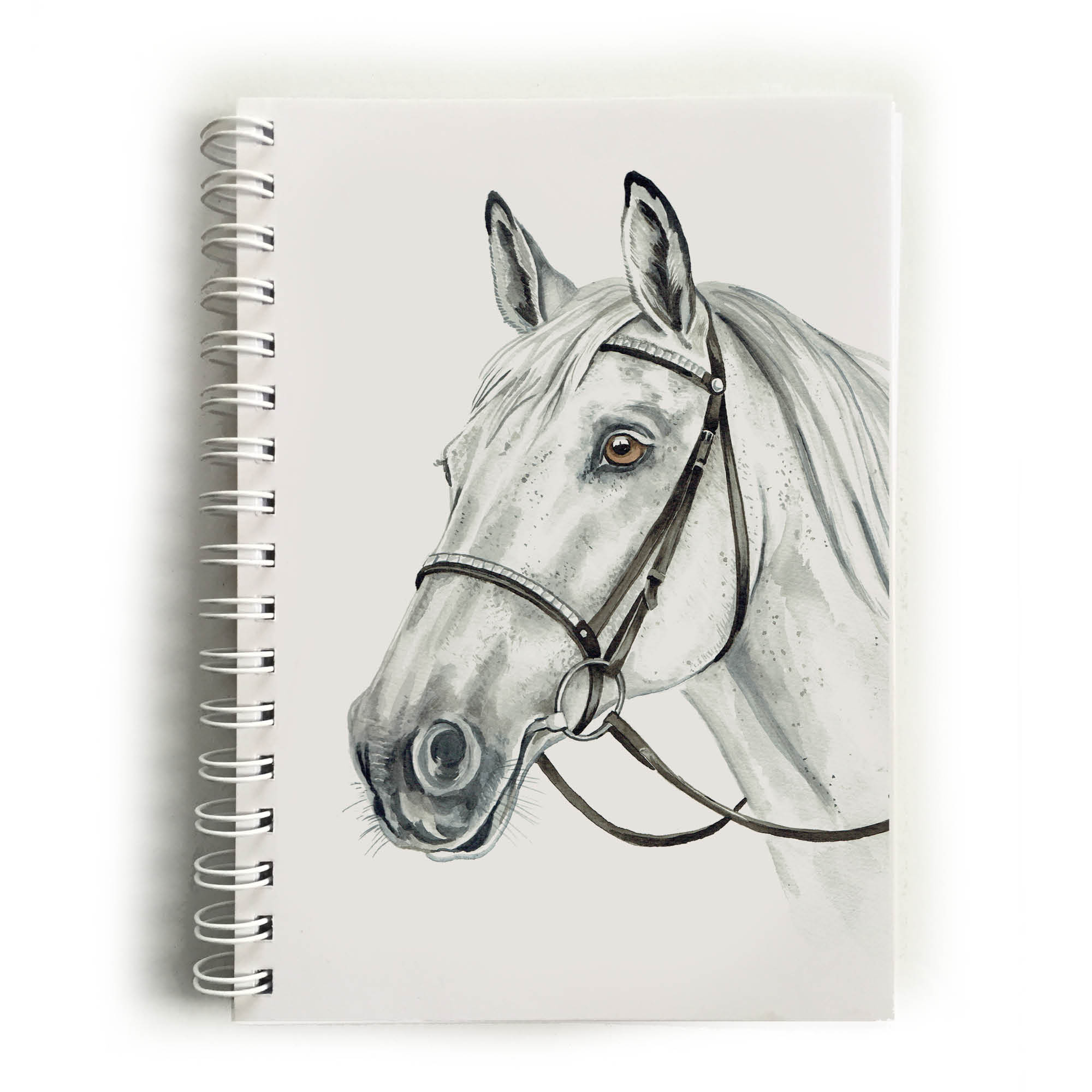 HORSE UNRULED NOTEBOOK: UNRULED, BLANK NOTEBOOK. NO LINES. By