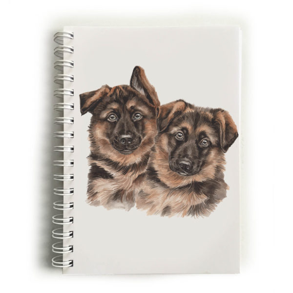 German Shepherd Puppies German Shepherds Notebook