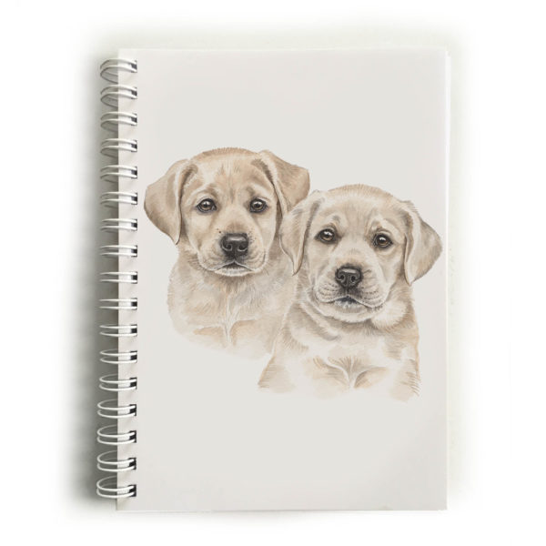 Yellow Labrador Puppies Labradors Notebook