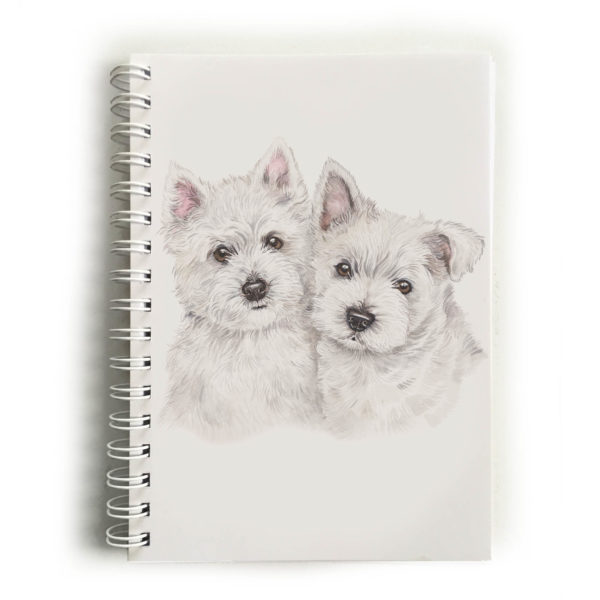 West Highland White Terrier Puppies Westies Notebook