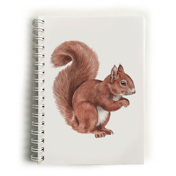 Red Squirrel Notebook