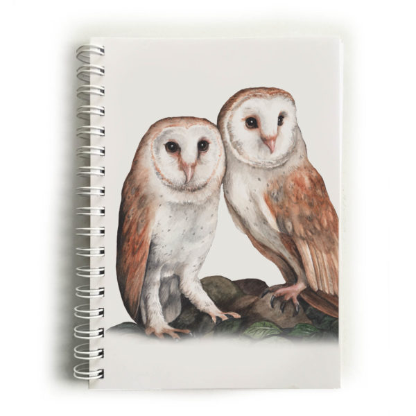Barn Owl Pair Notebook