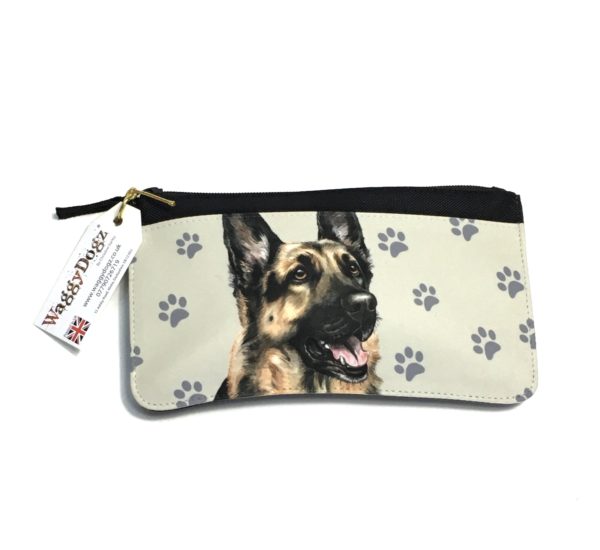 German Shepherd Dog Pencil Case Pouch Purse