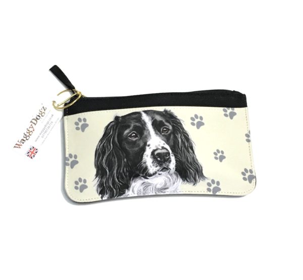 Springer Spaniel Dog Pencil Case Pouch Purse