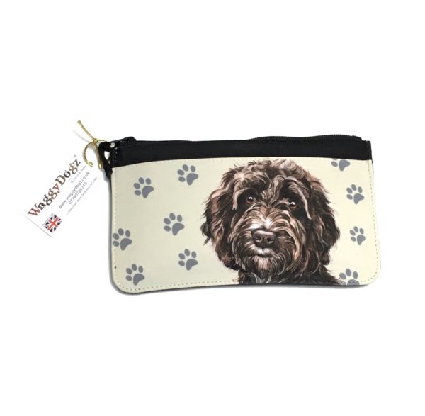 Cockapoo Dog Pencil Case Pouch Purse