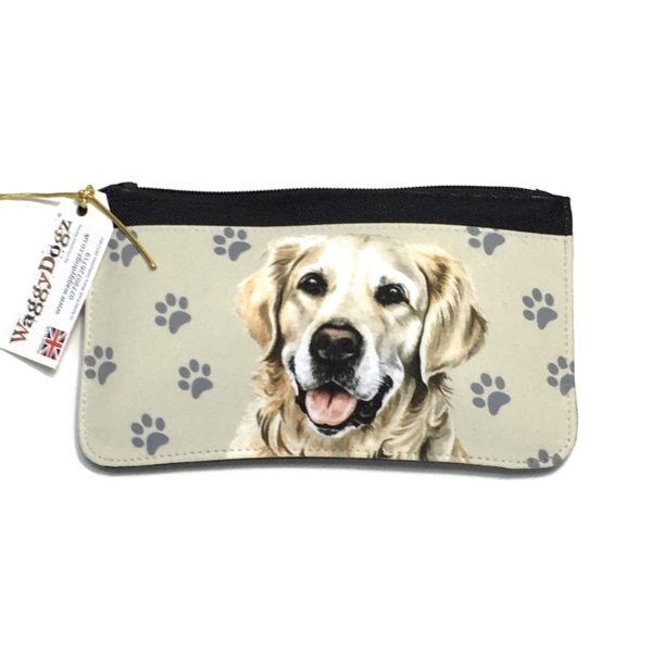 Golden Retreiver Dog Pencil Case Pouch Purse