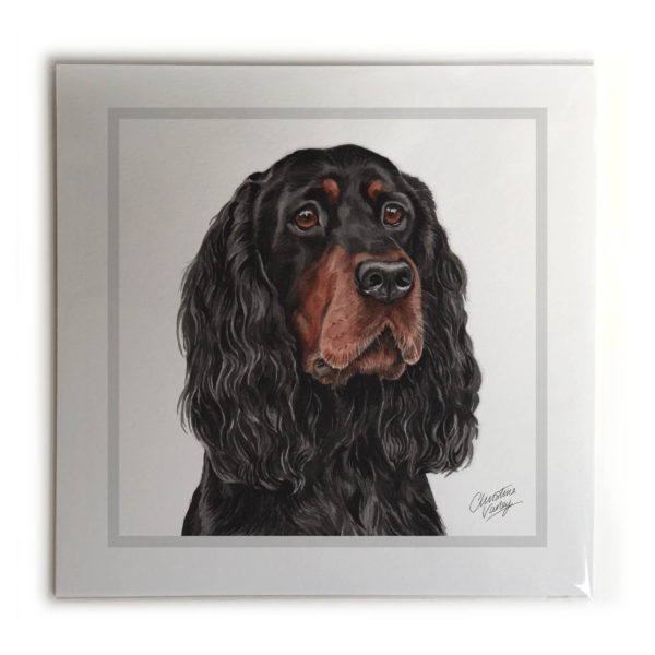 Gordon Setter Dog Picture / Print