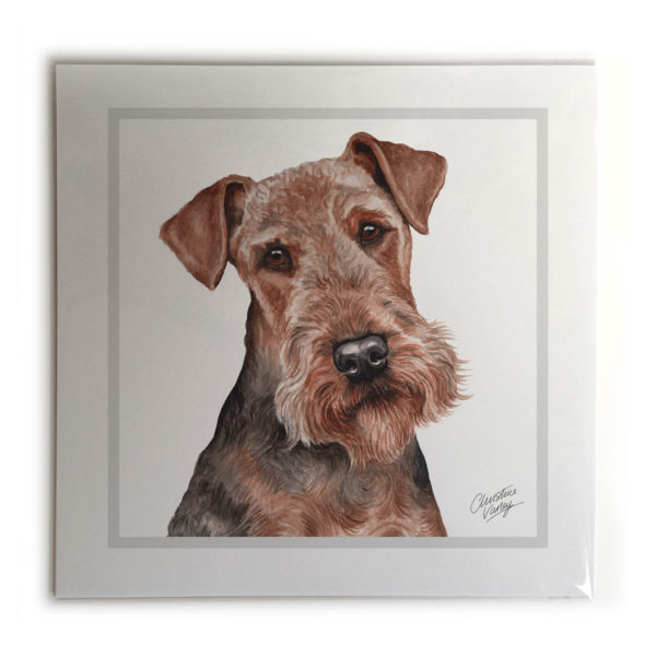 Airedale Terrier Dog Picture / Print